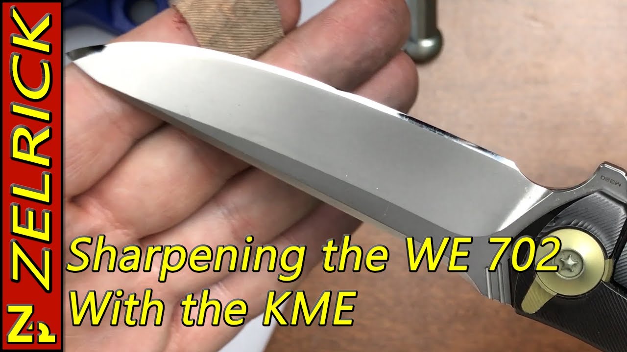 Sharpening the WE 702 With the KME