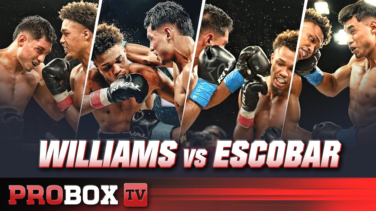 ПОЛНЫЙ БОЙ &mdash; ТЕРРЕНС УИЛЬЯМС ПРОТИВ РОБЕРТО ЭСКОБАРА | ProBoxTV