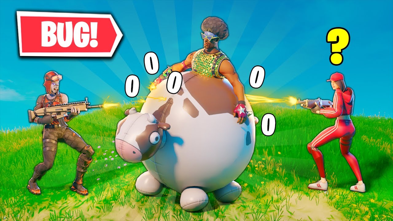 El BUG de la VACA INMORTAL de FORTNITE