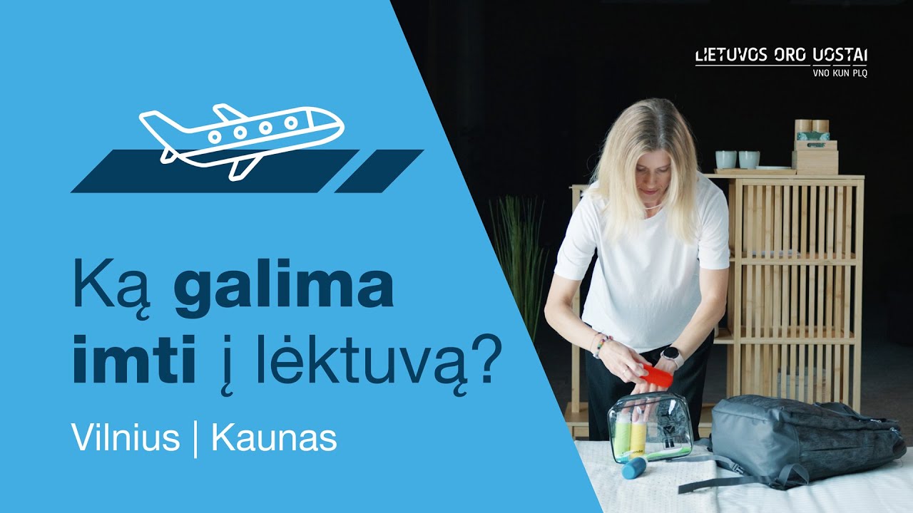 Pasiruo&scaron;imas aviacinio saugumo patikrai Vilniaus ir Kauno oro uoste