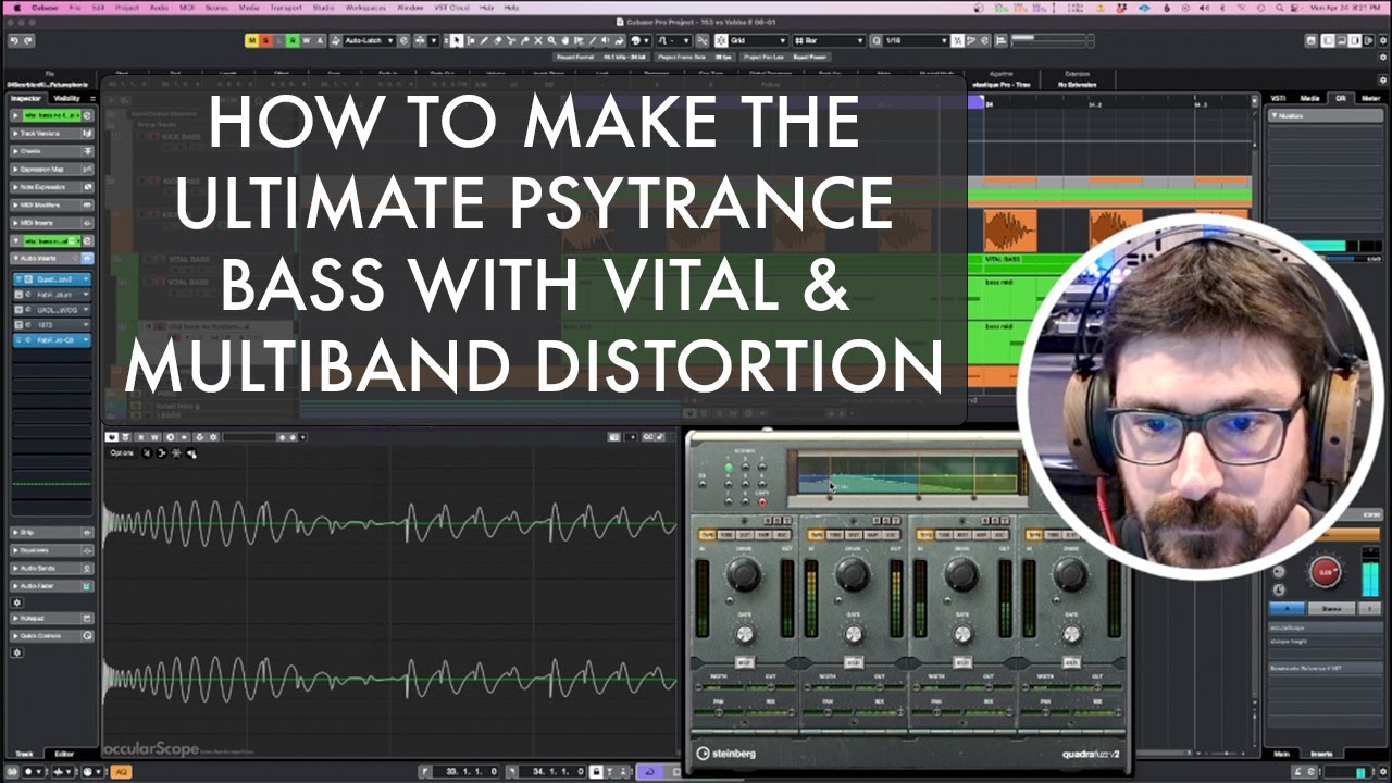 How To Make The Ultimate Psytrance Bass with Vital & Multiband Distortion