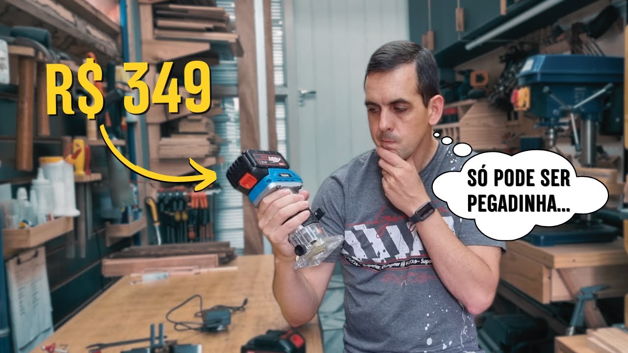 A tupia a bateria MAIS BARATA que já vi - Testes e opinião