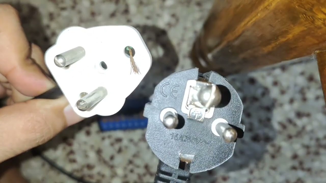 how to convert Europe plug to India Plug | Earthing shock fix | Foreign plug to India Plug convert