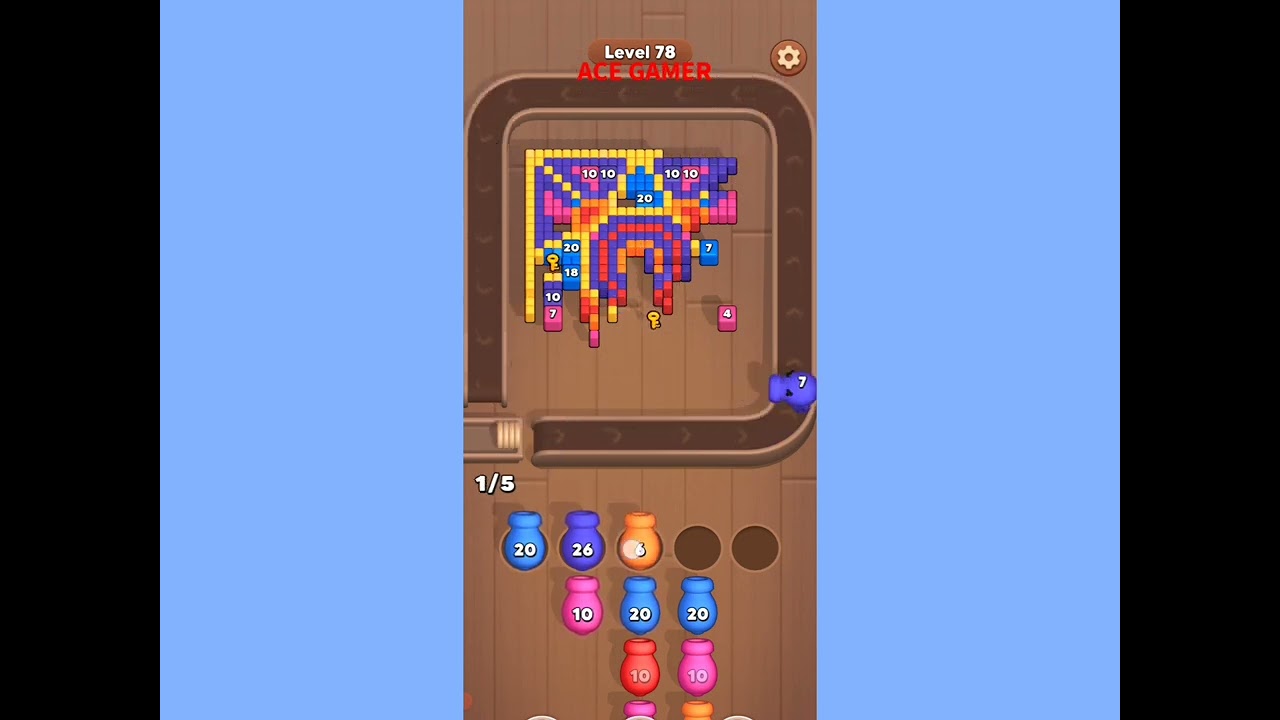 Cube Breaker level 78 walkthrough solution 