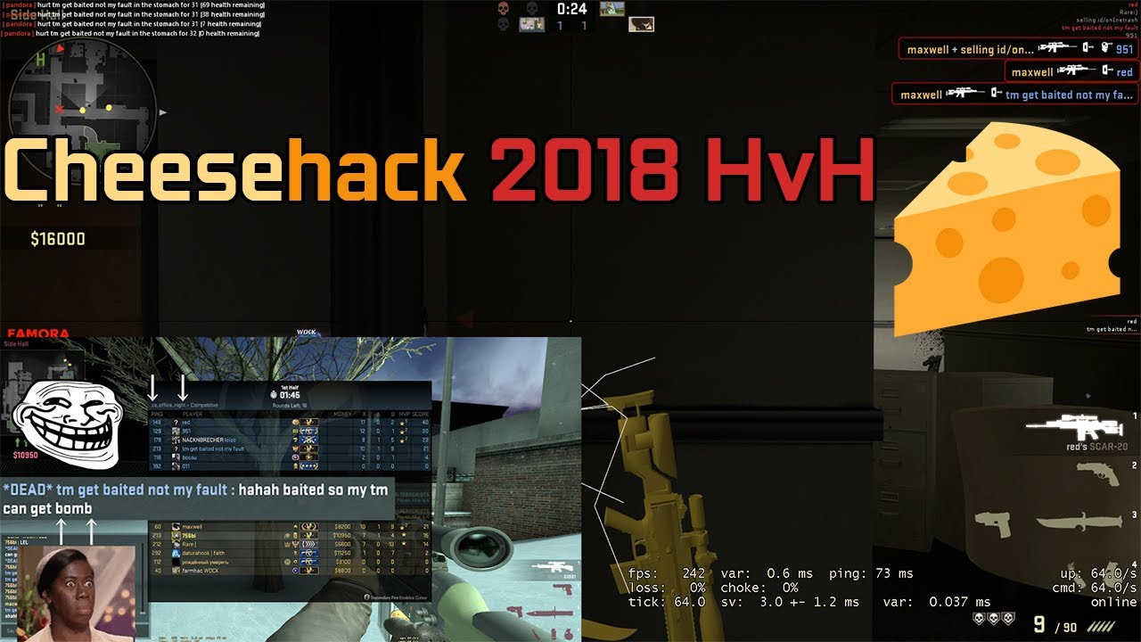 mostly cheesehack 2018 hvh highlights ft. rival