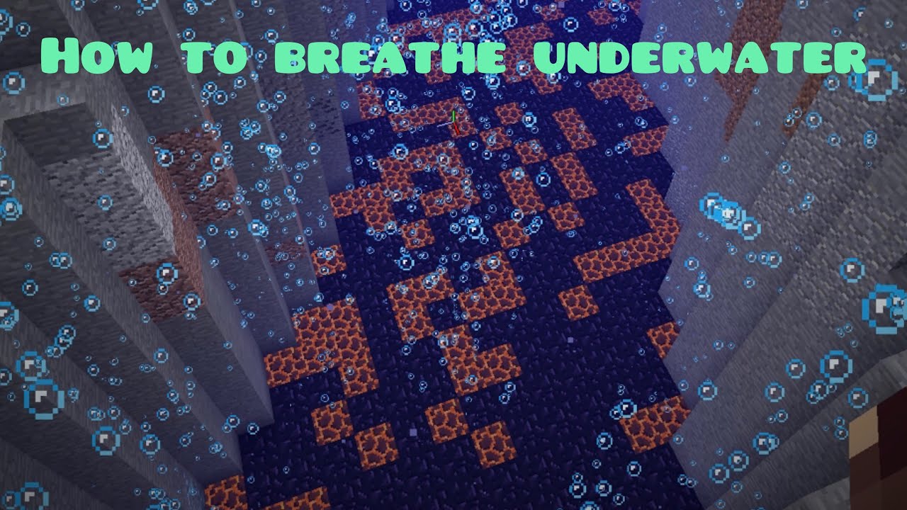 How to breathe underwater using magma in Minecraft