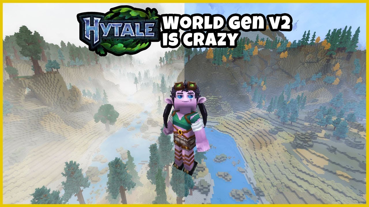 V2 is CRAZY - Hytale World Gen V2 is Stunning