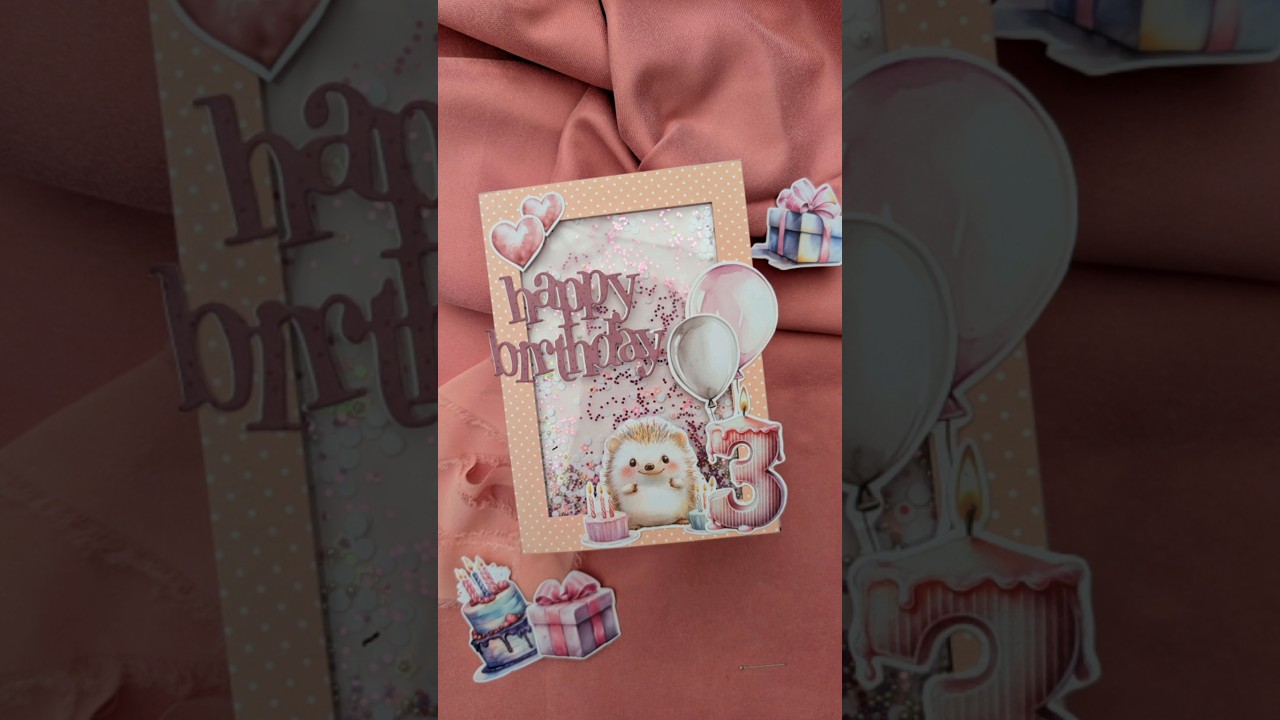 You can never have enough shaker cards #scrap #cardmaking #shakercard #papercraft #craftoclock