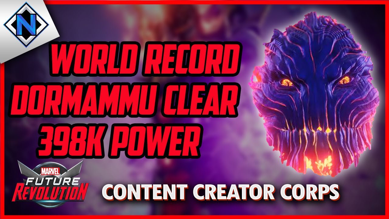 World Record!? Sub 400k Iron Man defeats Dormammu! | Marvel Future Revolution
