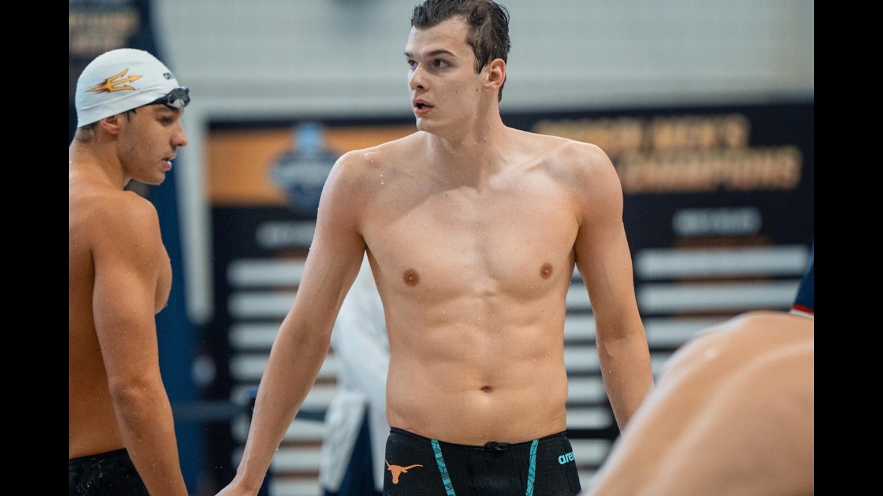 Хуберт Кос побил рекорд NCAA в предварительных заплывах на 100 метров на спине | 43,08 &mdash; новый ре...