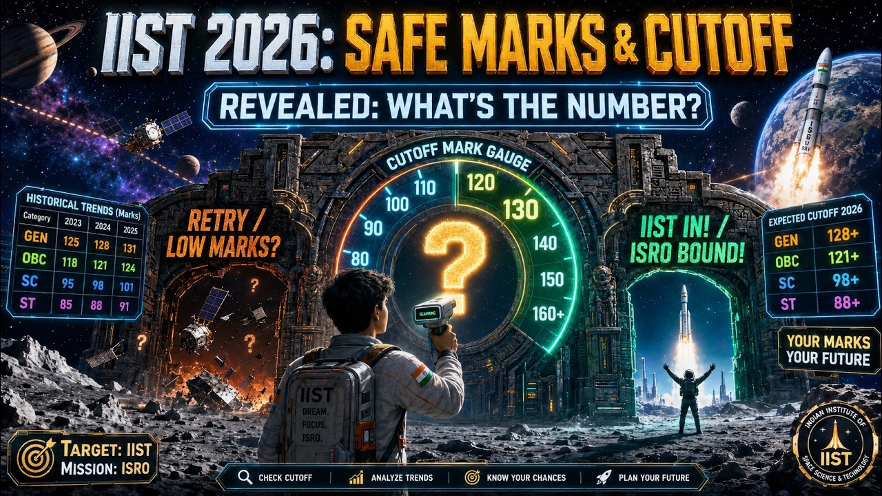 IIST 2026 Cutoff Marks REVEALED 🚀 | Safe Rank & Minimum Marks for Admission #iist2026 #jee2026