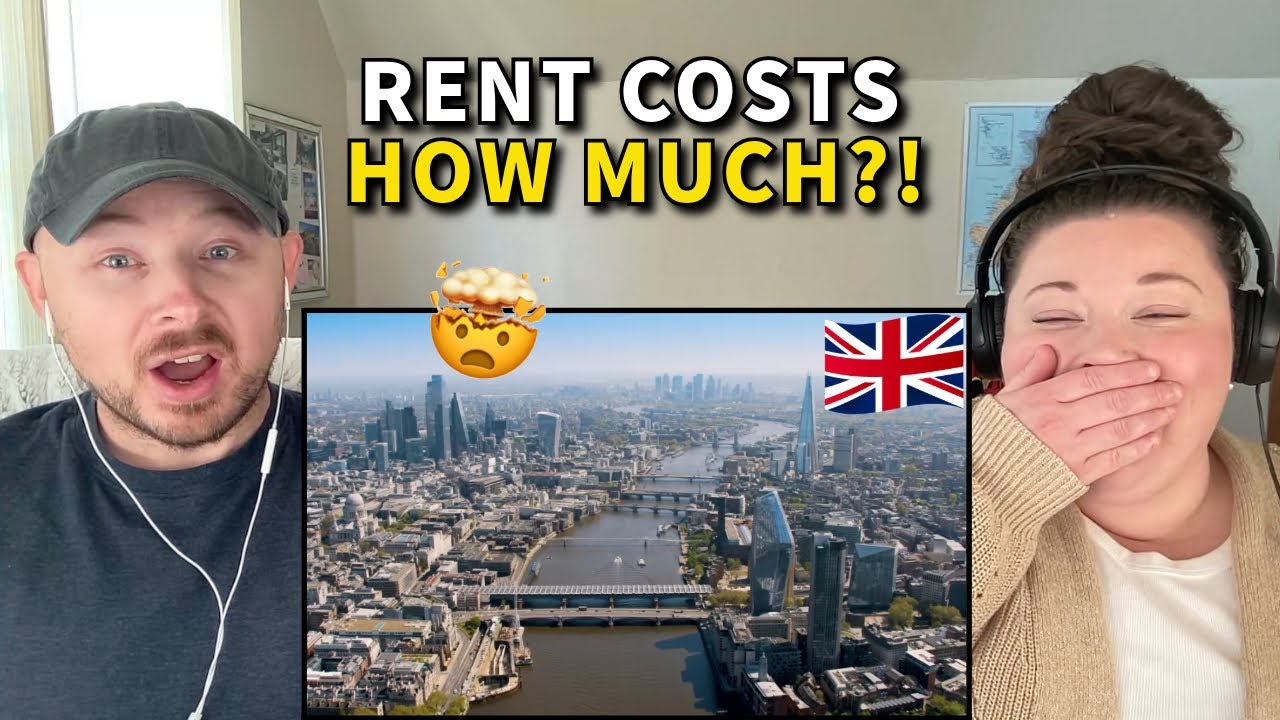 Americans React: The INSANE Cost of Rent In London | 50% of income?!