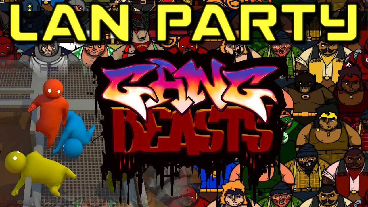 LAN Party Fights to the Death - Gang Beasts