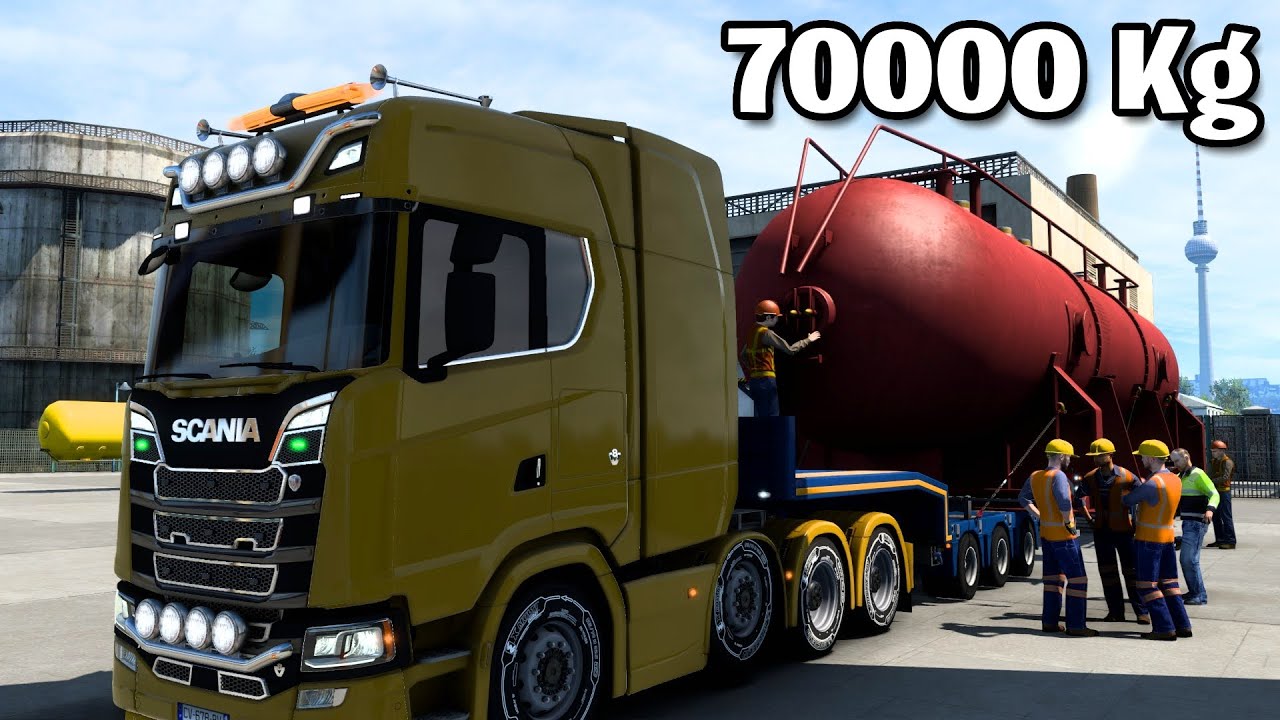 BAWA MUATAN PALING BERAT - Euro Truck Simulator 2 Indonesia