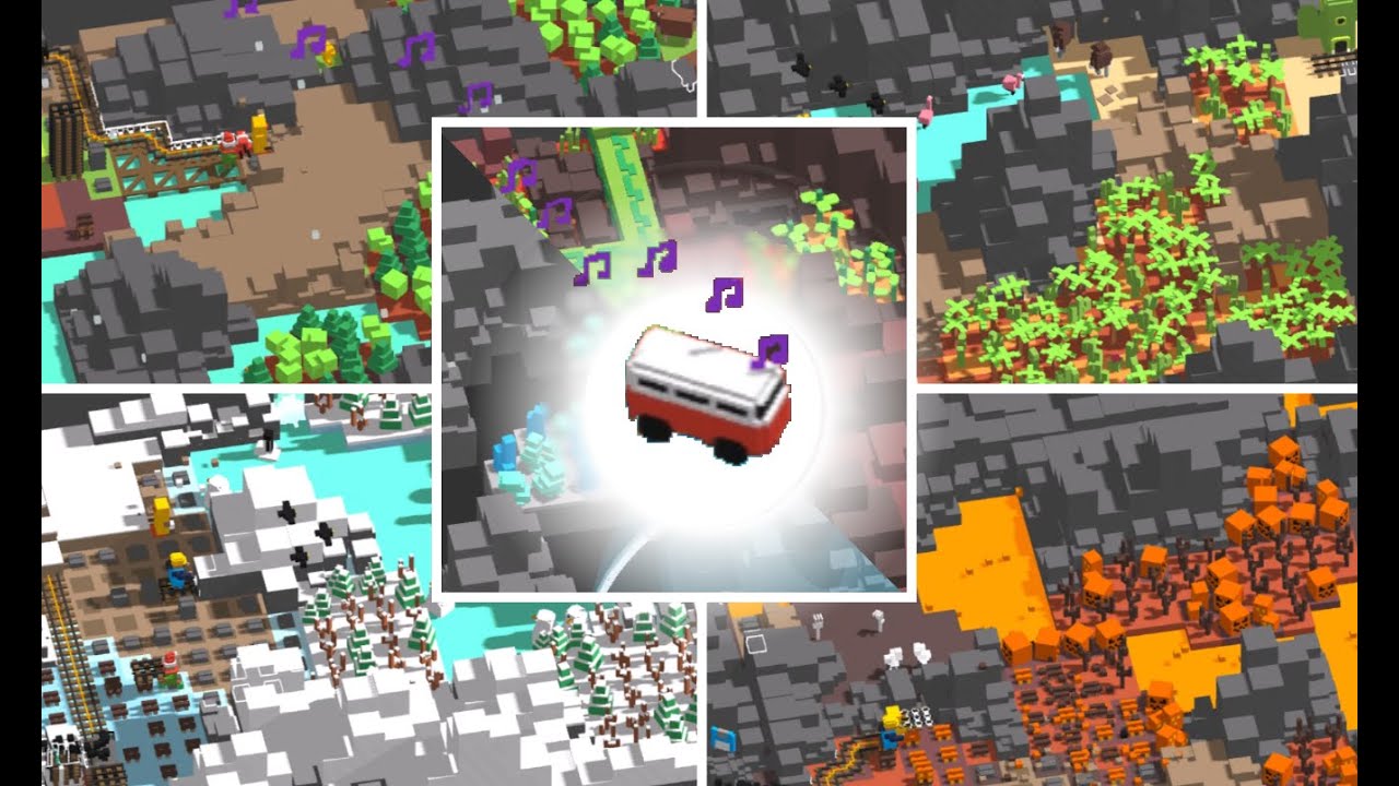 Space soundtrack [EXTENDED] with actual gameplay beating extreme mode! - Unrailed