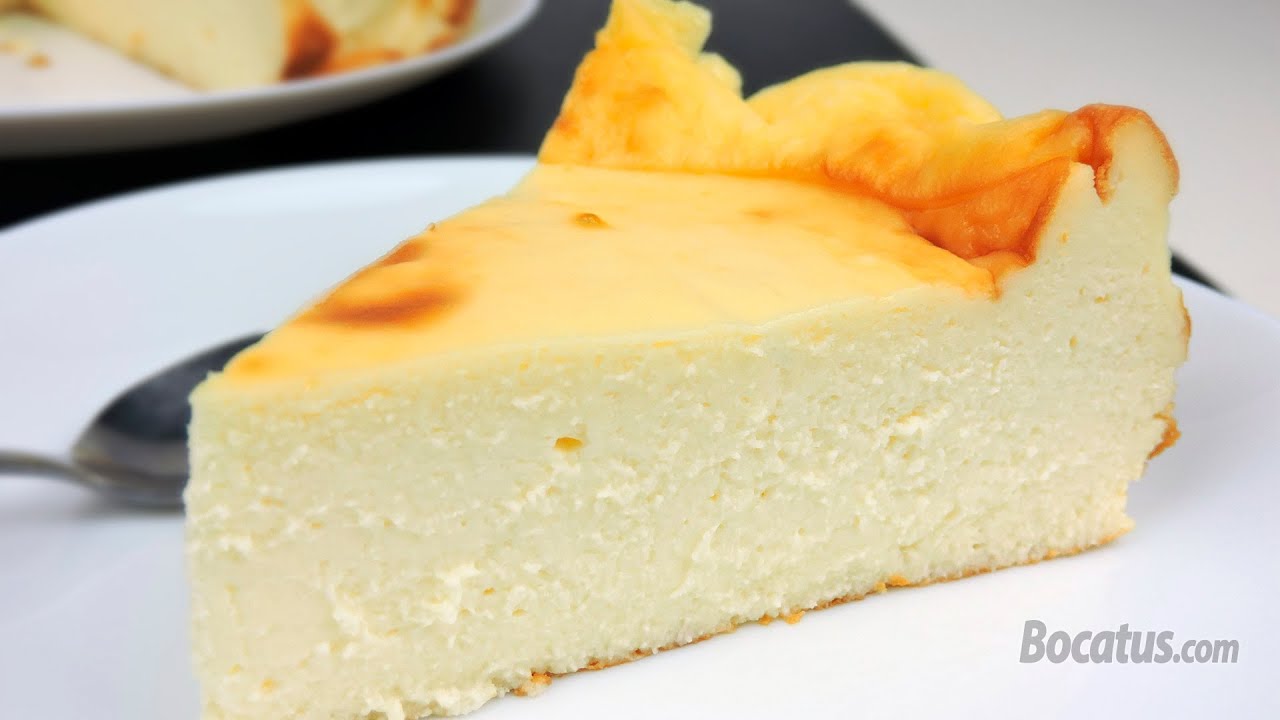 Tarta de Queso fácil y rica, sin base de galleta ni cobertura
