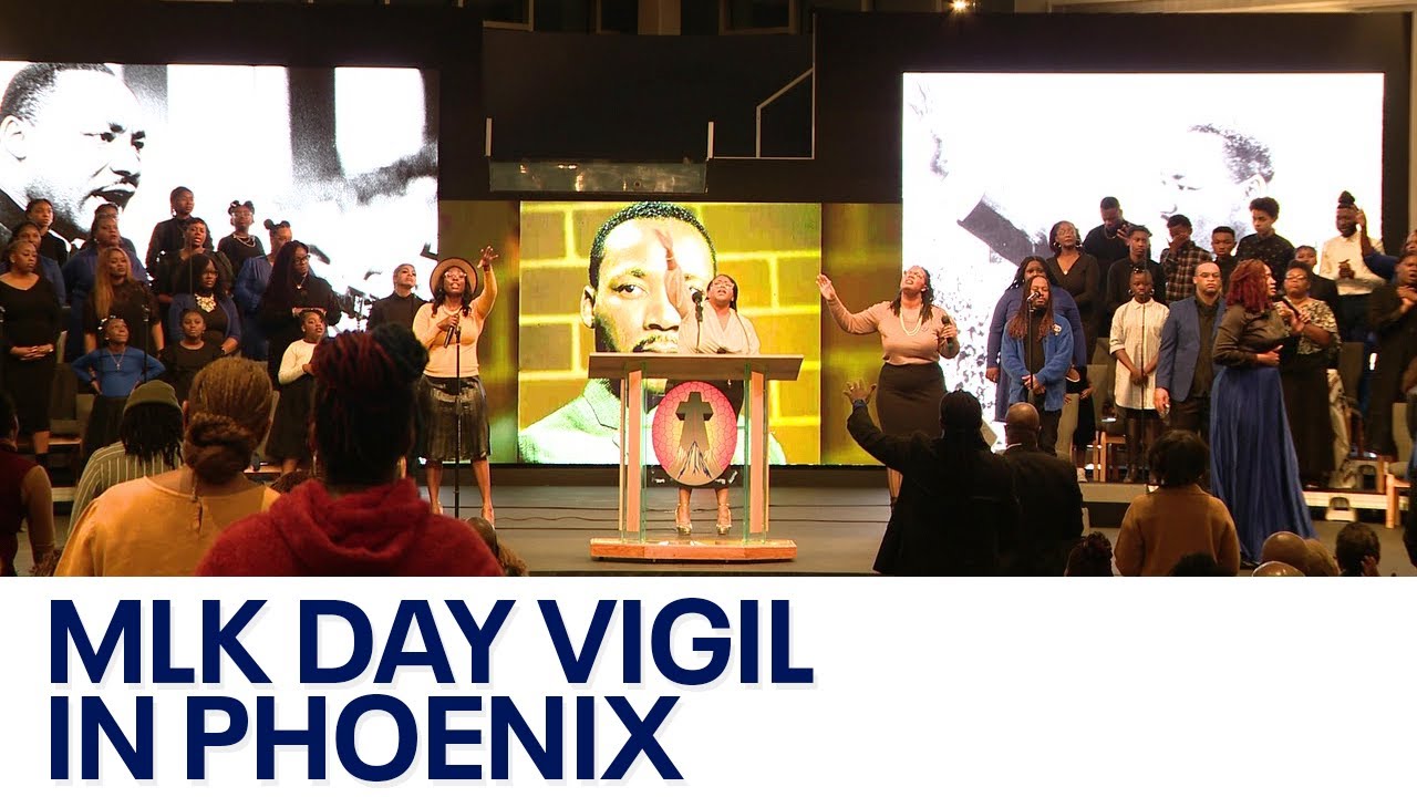 MLK Day: Candlelight vigil at Phoenix church commemorates civil rights leader