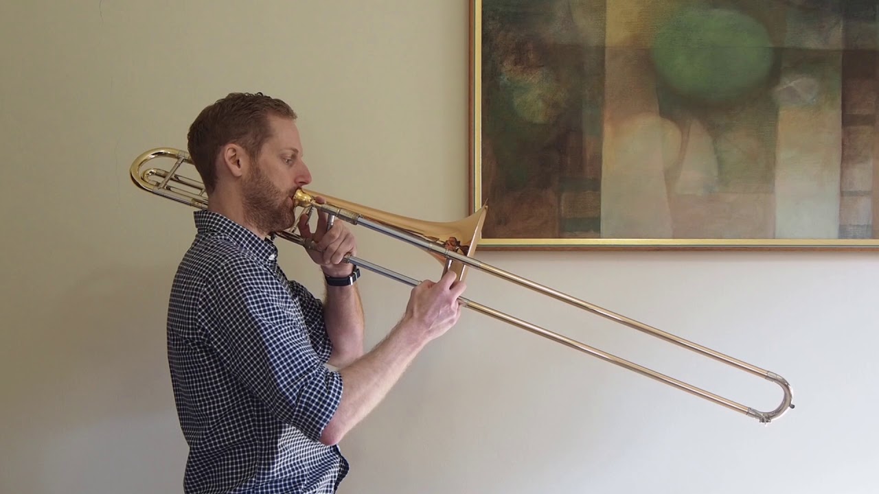 B Major Arpeggio - Trombone