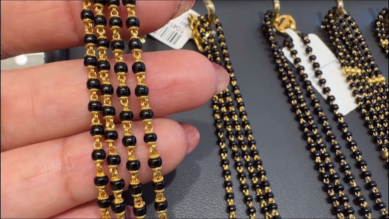 Start 6gram Light Weight Heavy Look Mangalsutra Chain Design From Kalyan Jewellers/Bangalore/imdeeya