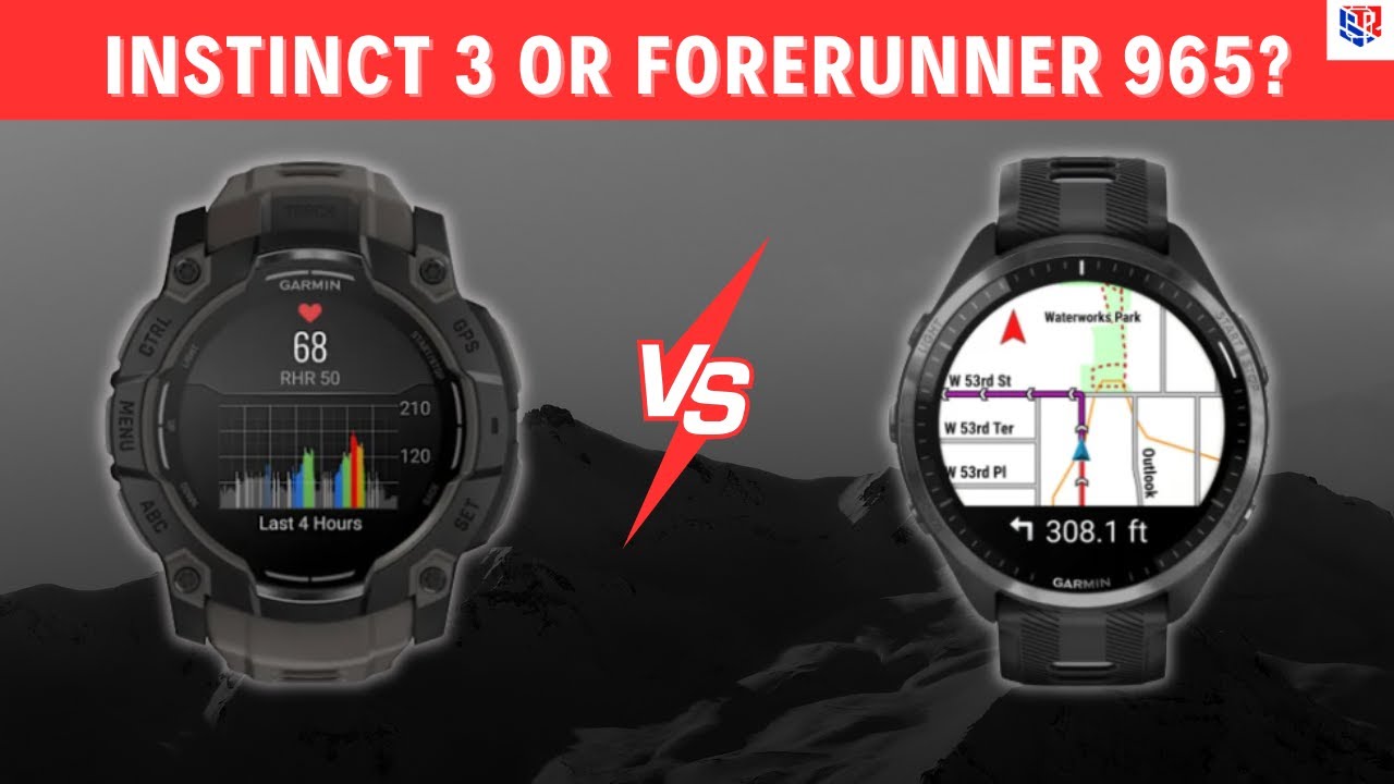 Garmin Instinct 3 vs Garmin Forerunner 965