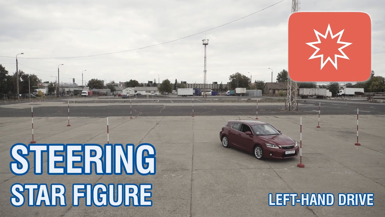 Steering exercises | Touching pylons forth and back | Star figure | Basic lessons of maneuvering