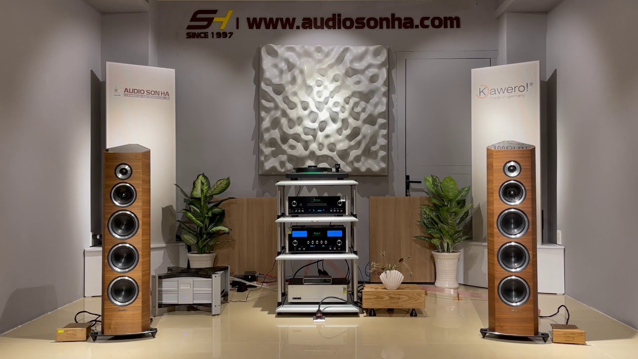 Dàn nghe nhạc Hi-end Loa Sonus Faber Venere Signature - Amply McIntosh MA 8900 - McIntosh MCD 600