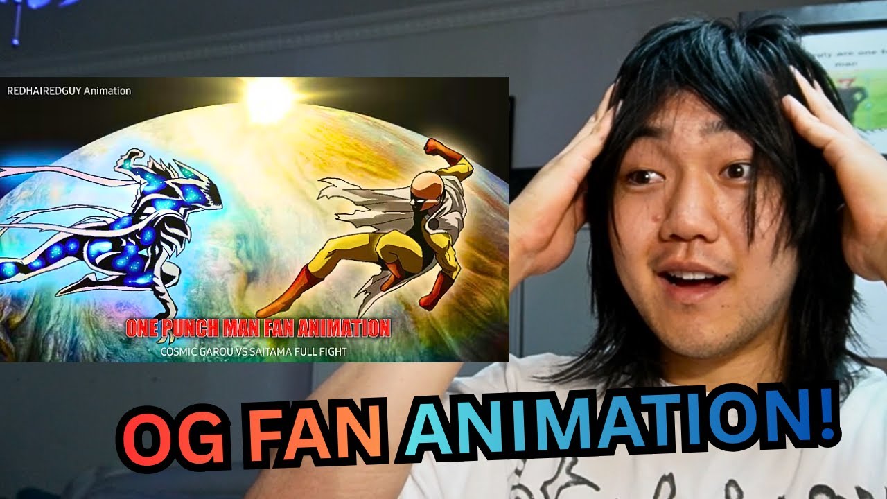 The OG Cosmic Garou vs Saitama Fan Animation Reaction!