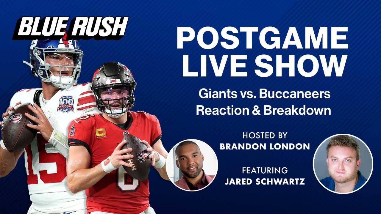 Giants vs. Buccaneers Postgame Live Show | Blue Rush