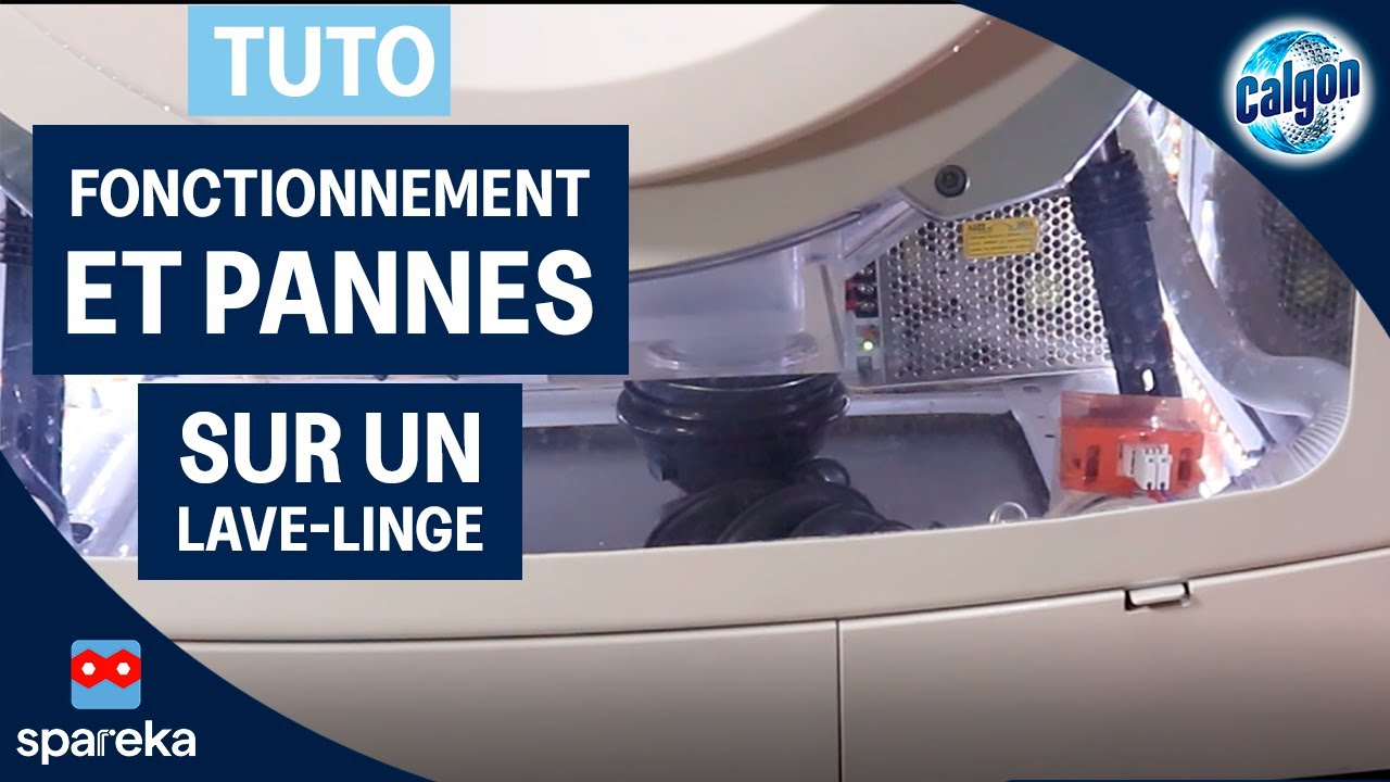 Fonctionnement d’une machine à laver & 3 pannes fréquentes expliquées !