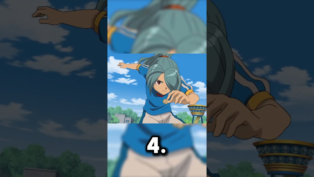 Top 5 BEST Kazemaru Moves In Inazuma Eleven!  #inazumaeleven #anime #inazuma