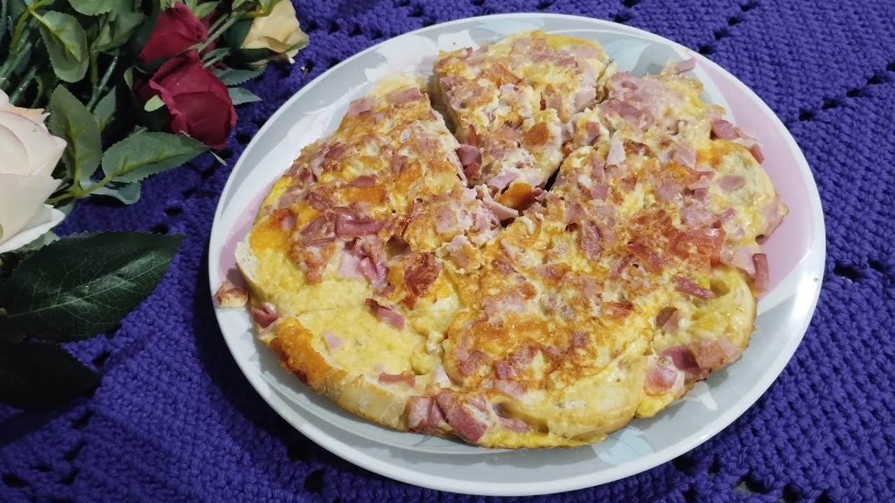 Lanche rápido de frigideira - Sabor pizza- Faça ainda hoje!