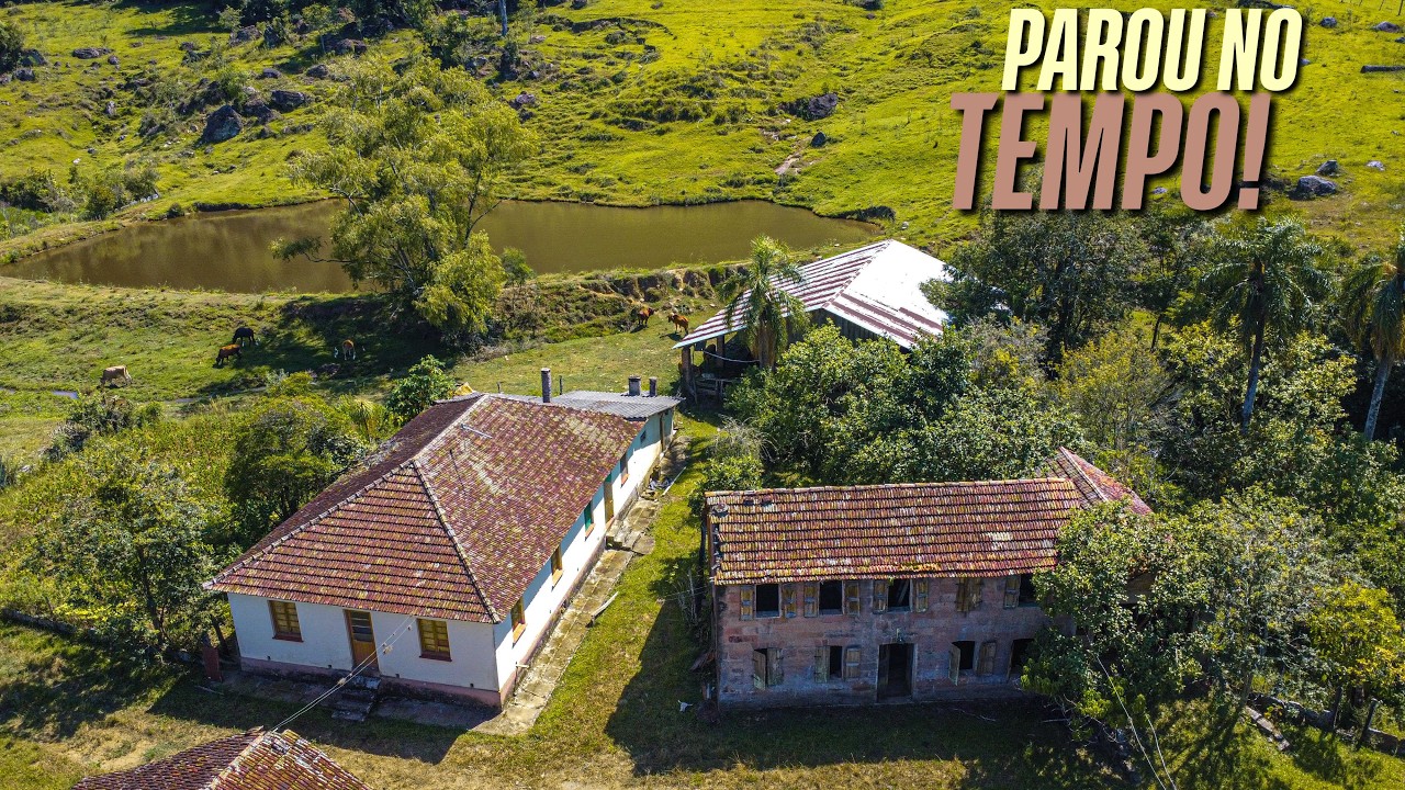 LINDO CASARÃO ITALIANO PERMANECE IGUAL COMO HÁ 120 ANOS ATRÁS... E GUARDA MUITA HISTÓRIA!