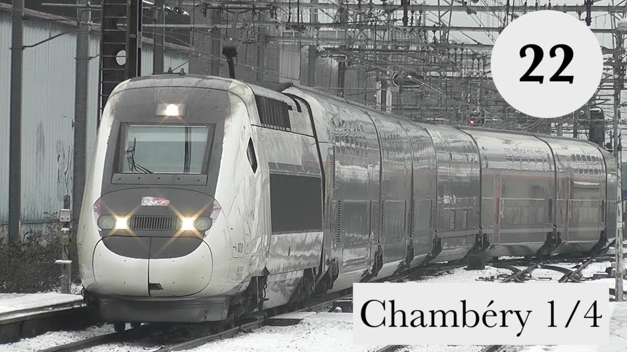 GPF n°22 : Trains en gare de Chambéry-Challes-les-eaux (1/4)