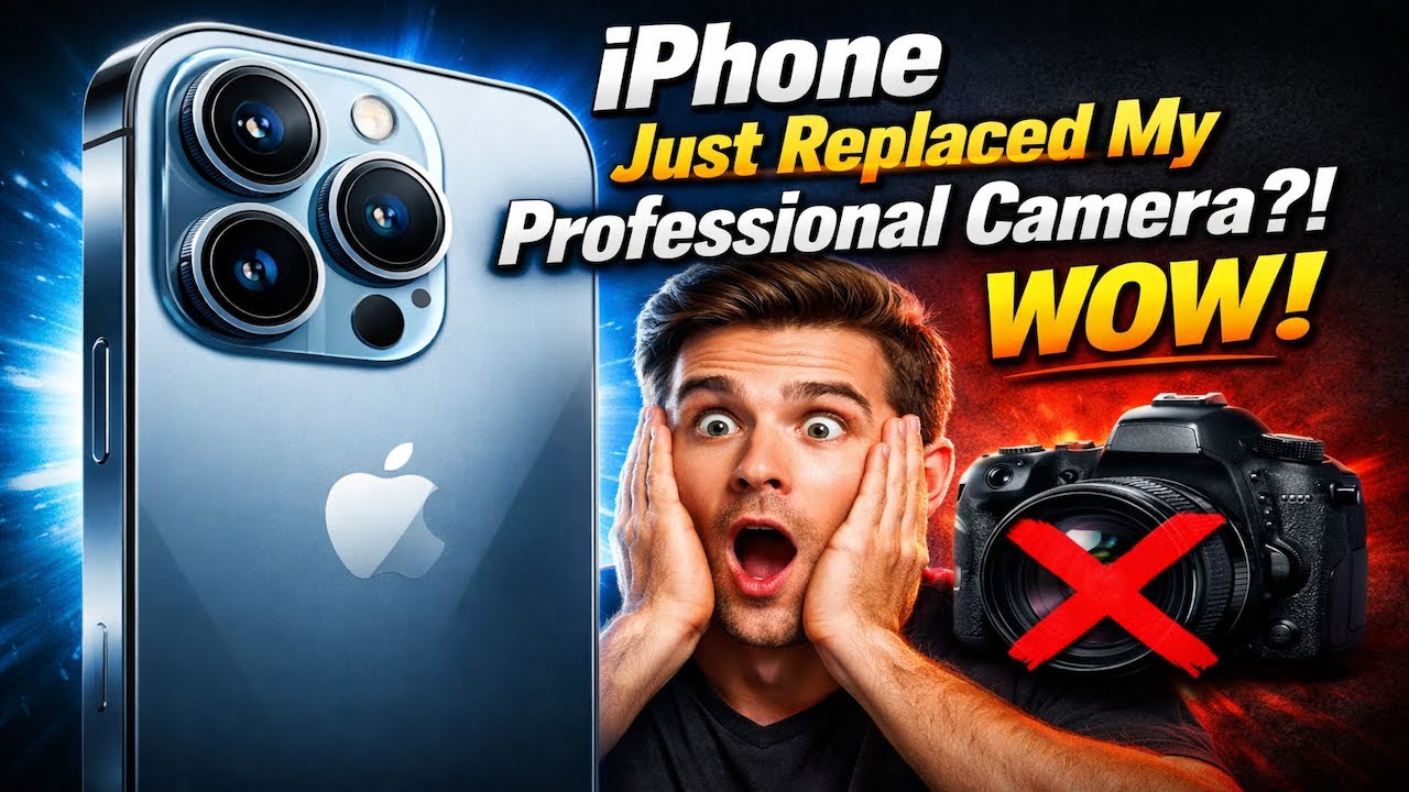 Is the iPhone REALLY Better Than a Professional Camera?  FREE LUT!
