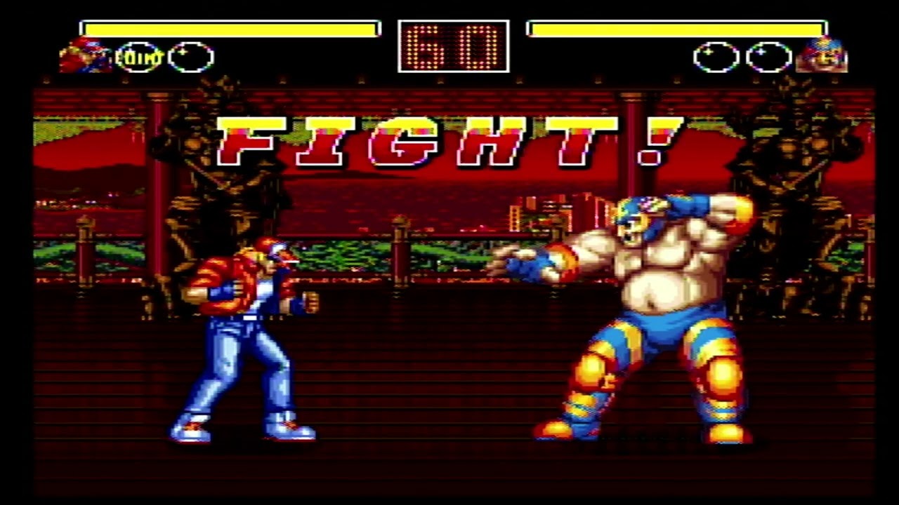 Fatal Fury(Genesis)-Terry Bogard vs Raiden