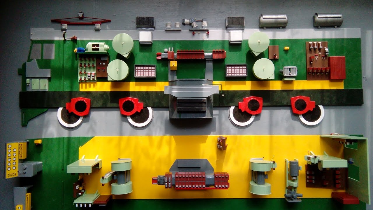 Цепи управления ВЛ80с на примере макета.