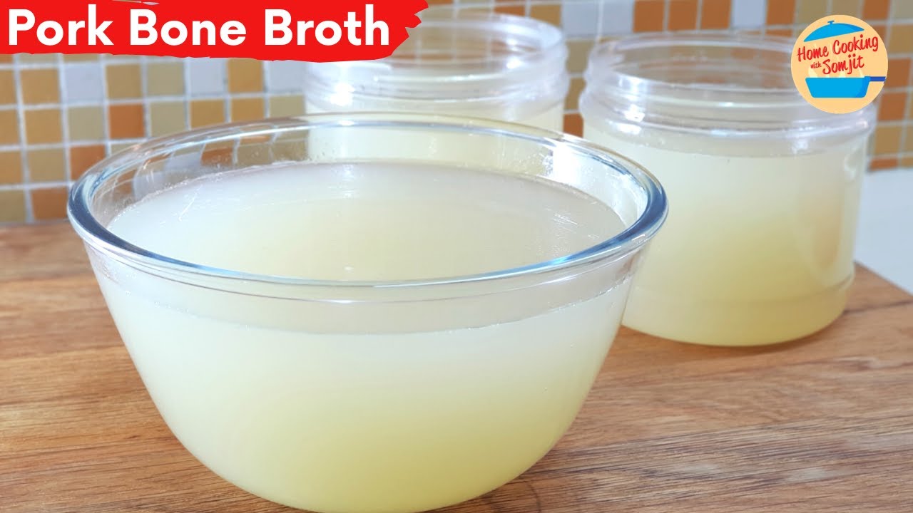 How to Make Simple & Clear Pork Bone Broth for Soups