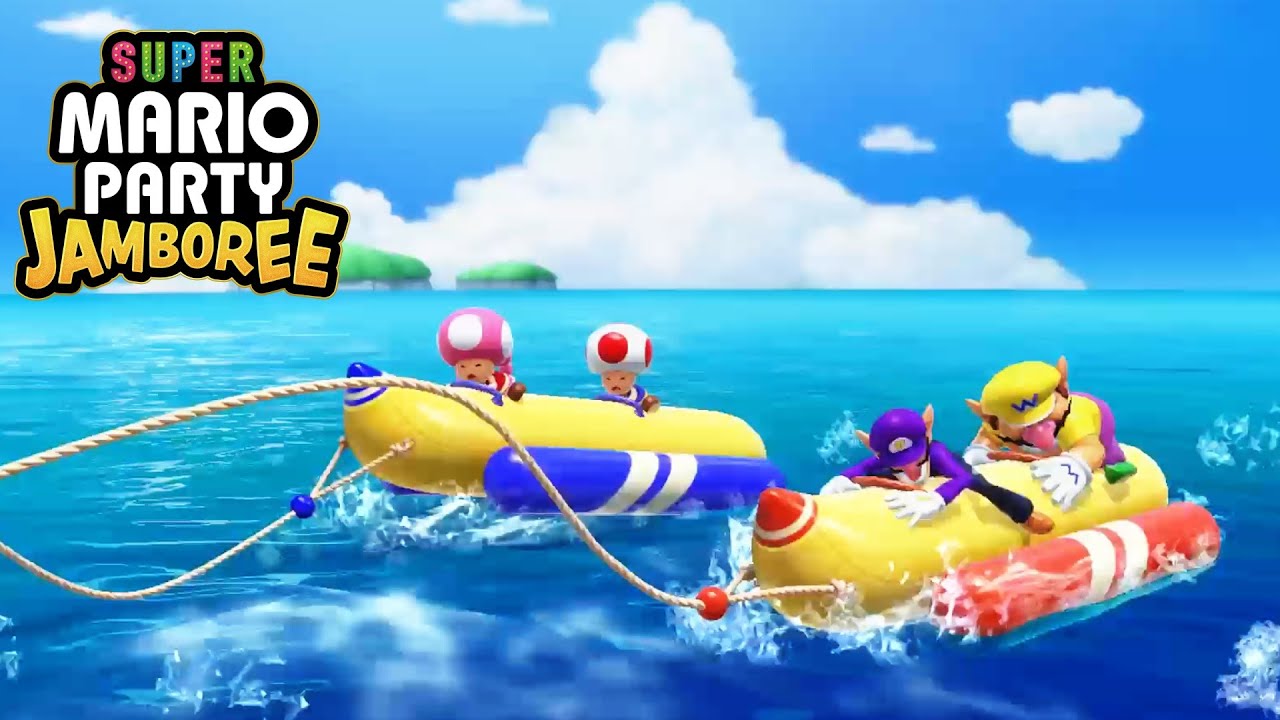SUPER MARIO PARTY JAMBOREE – TAG MATCH (WARIO & WALUIGI VS TOAD & TOADETTE)