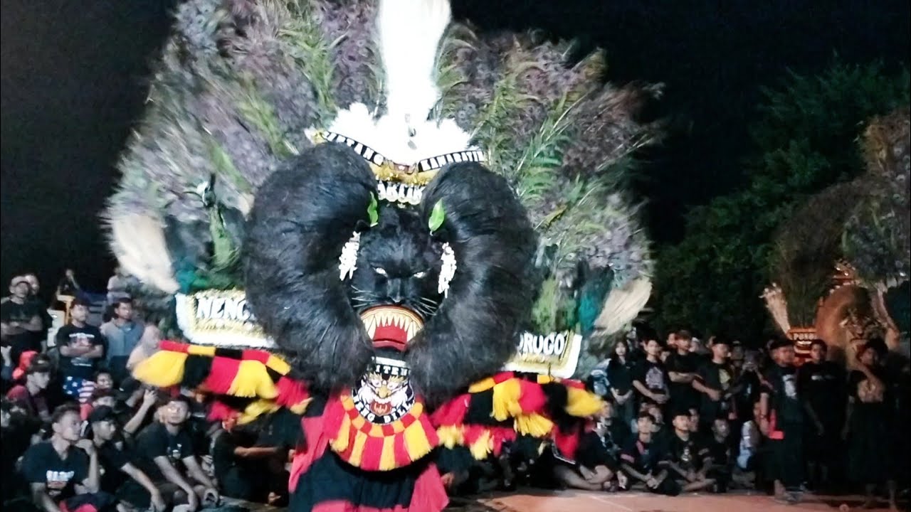 TARI REOG PALING SEREM BARONGAN HITAM ANGKER NGAMUK BIKIN MERINDING 