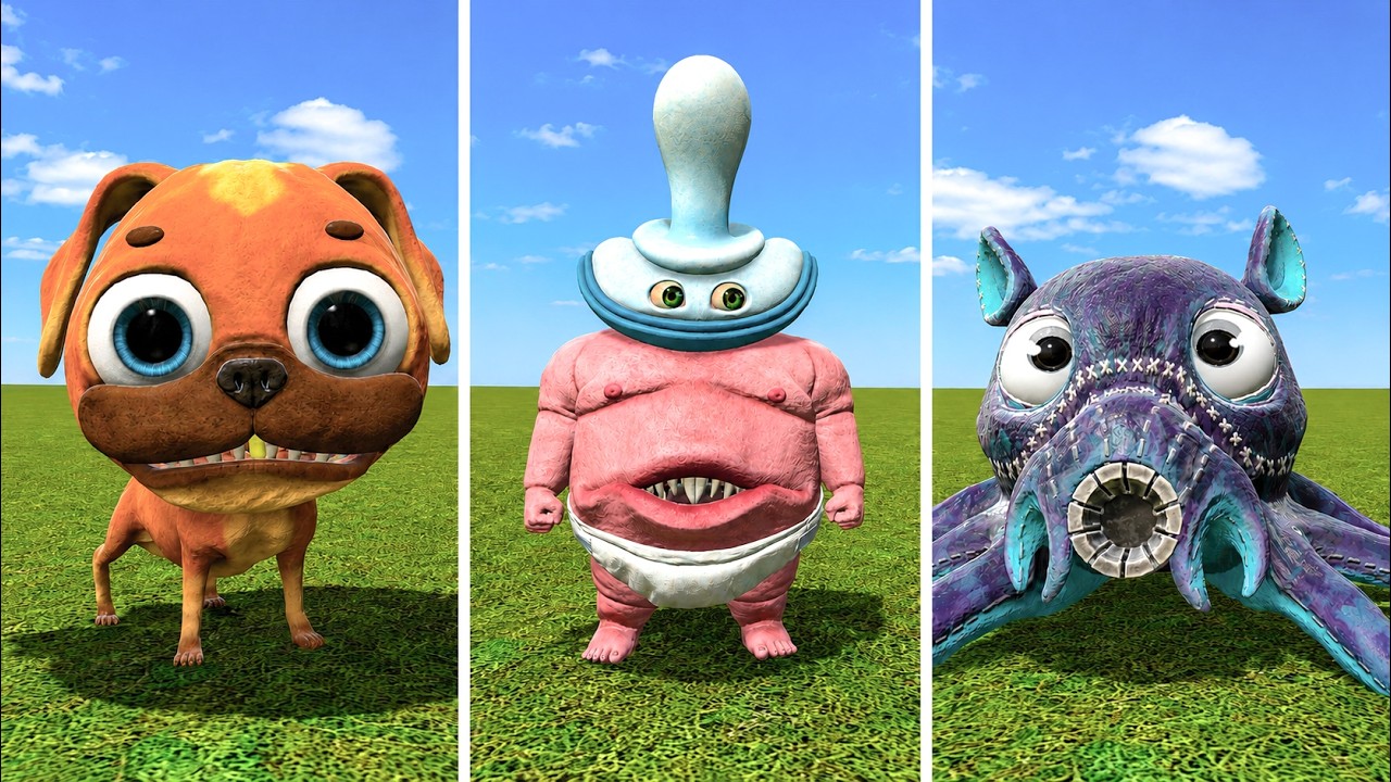I PLAYED AS BINKY DRINKY, CHOMPY CHASEY & INKY! &mdash; Dark Pals: The 1st Floor in Garry&rsquo;s Mod