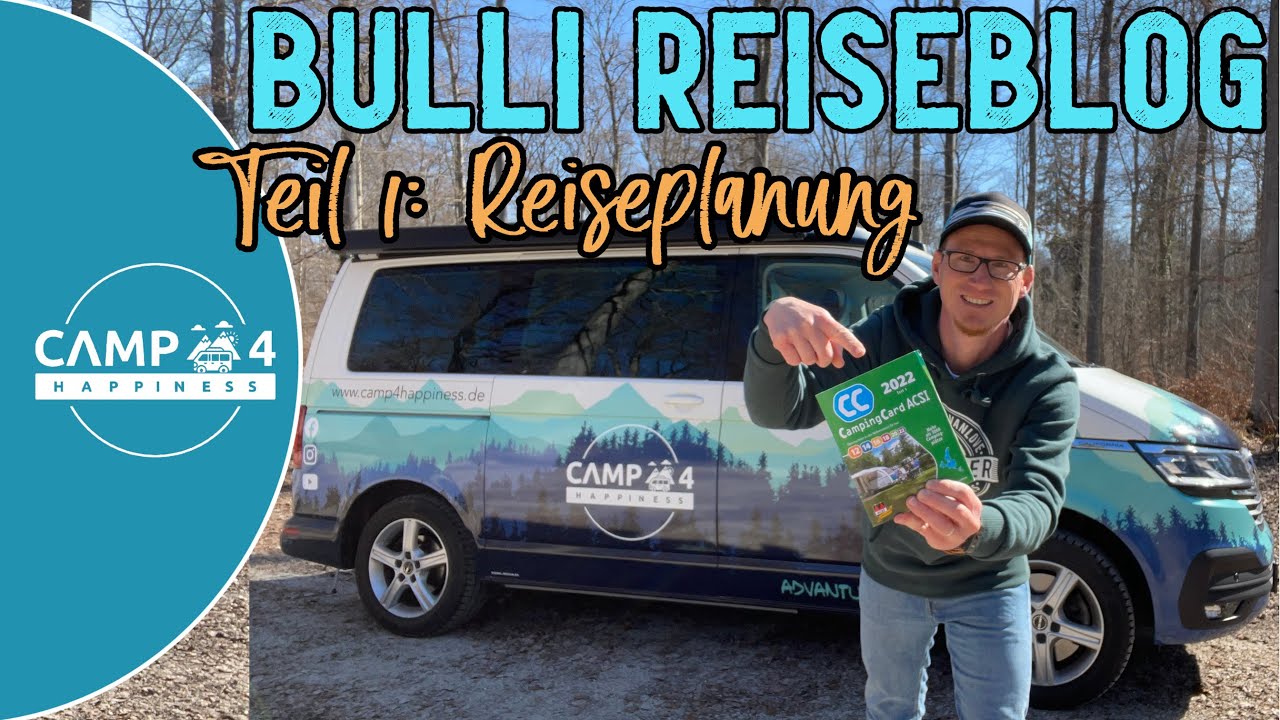 Bulli Reise Vlog 1/4: Planung der Reise, ACSI CampingCard, Packen vom Equipment - California T6.1