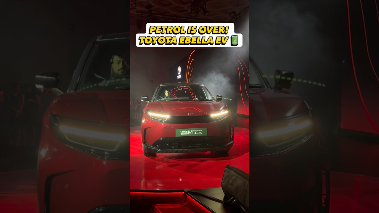 Toyota EBELLA Electric SUV 😱Full EV Power, Toyota Urban Cruiser EBELLA Electric ⚡ New EV SUV India