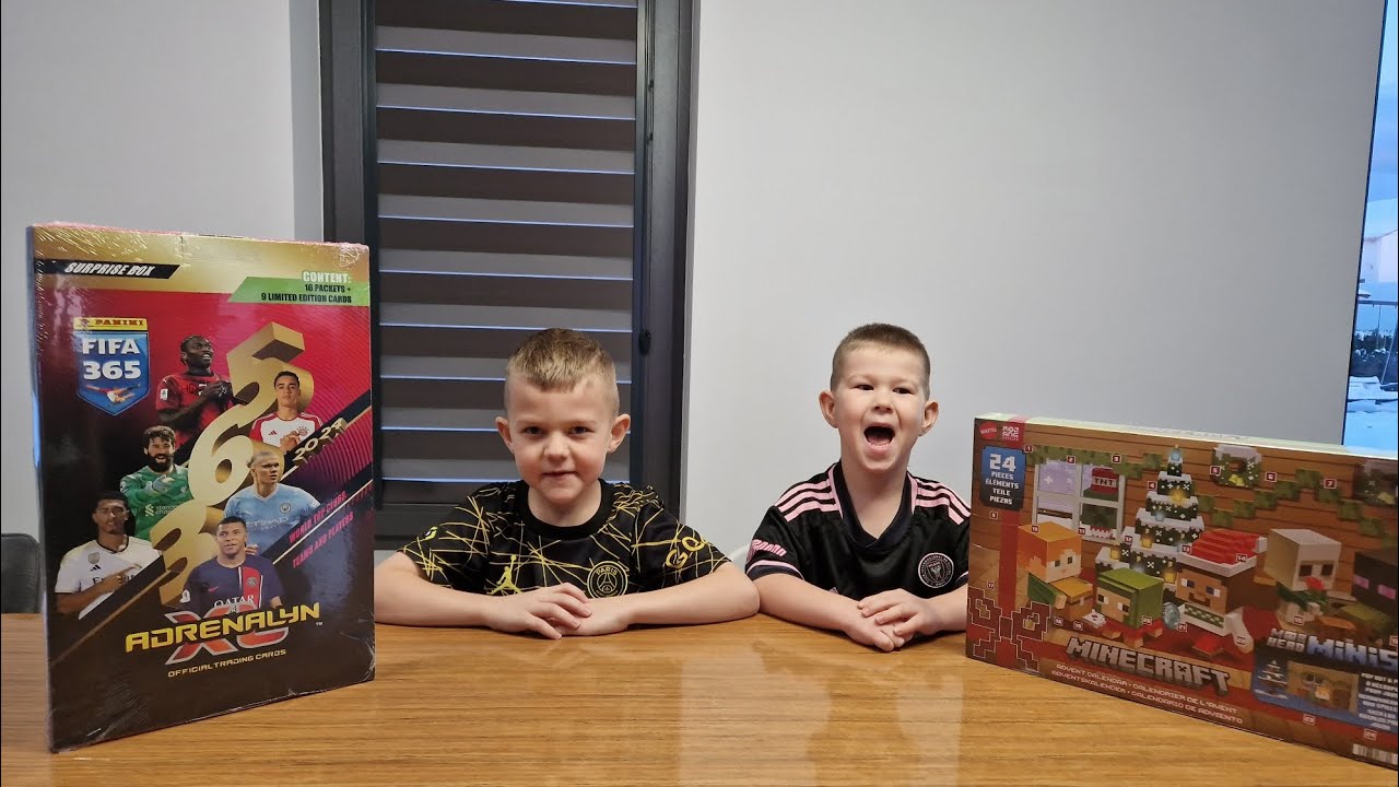 Kalendarz Adwentowy Minecraft / PANINI fifa 2024 ADRENALYN Otwieramy 
