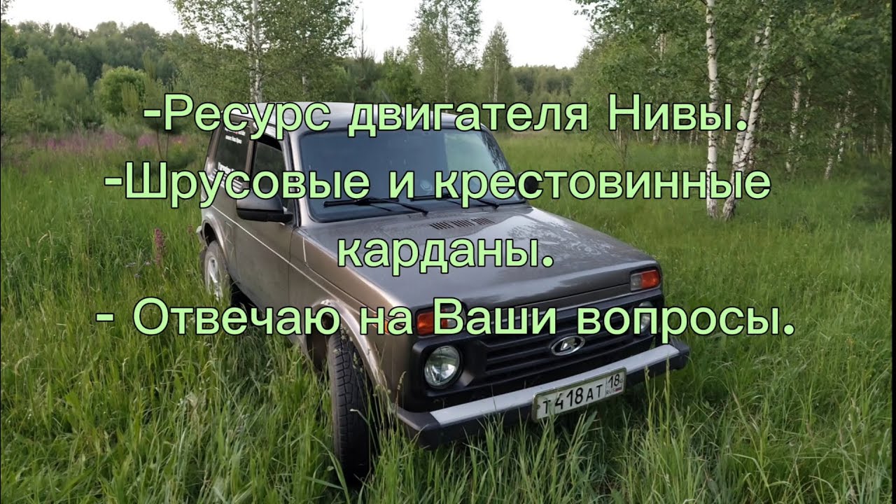 Ответы на Ваши вопросы по Ниве, двигатель, карданы, спальное место!