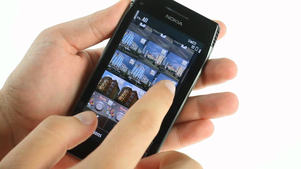Nokia X7-00 UI demo