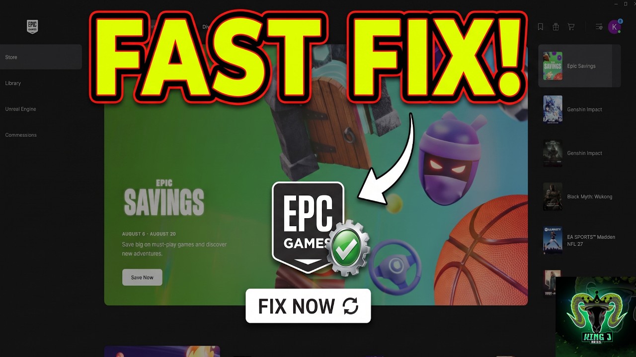 How To Fix Epic Games Launcher Stuck in Update Loop 2026 EASY Fix!