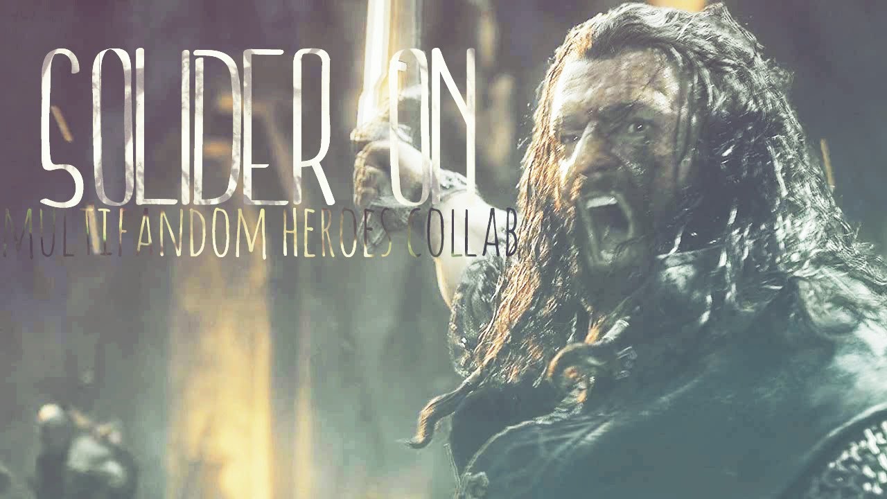 soldier on; mulitfandom heroes collab