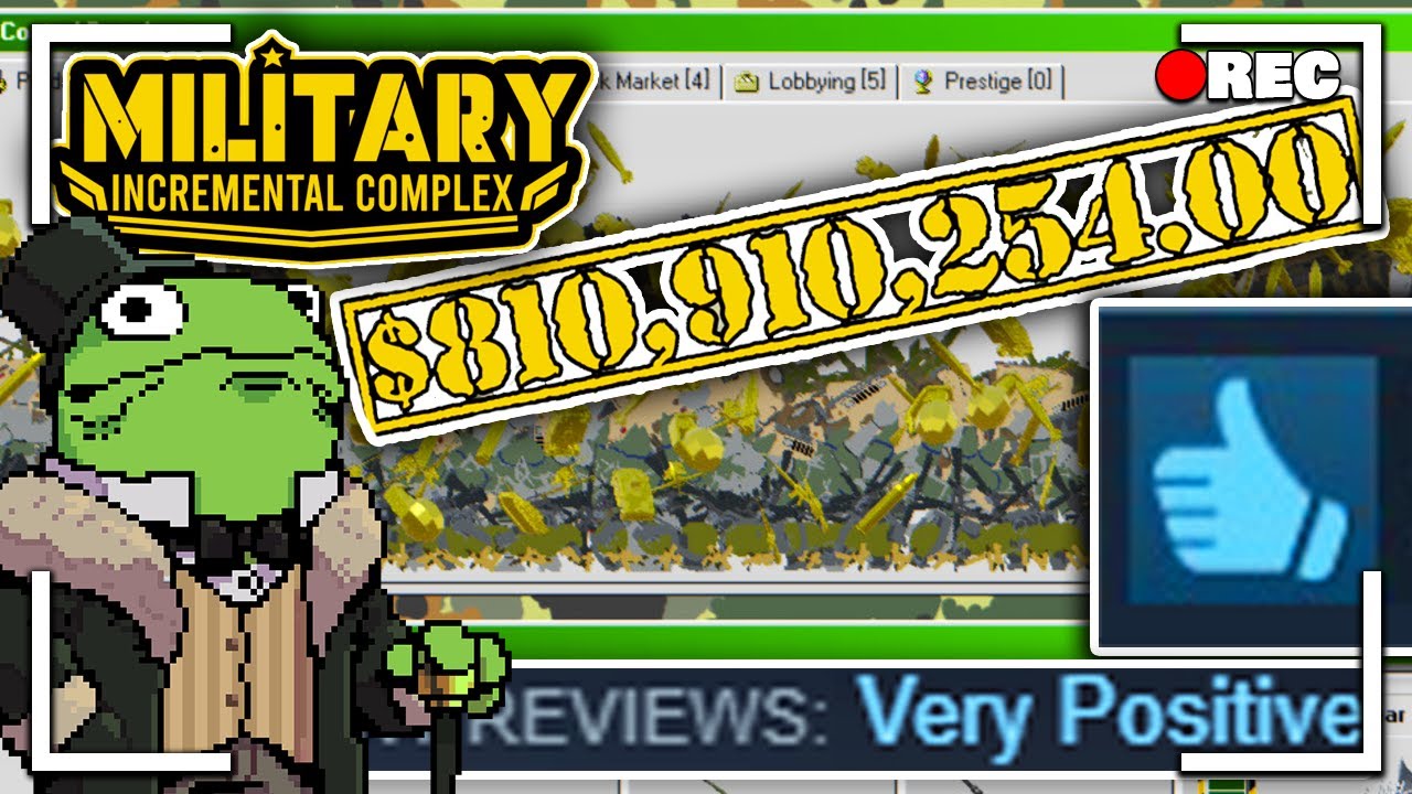 Military Incremental Complex, An Incremental Clicker Game