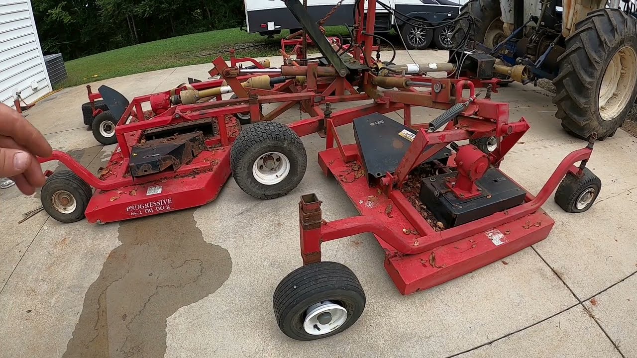 Finally Got the 12 Foot Batwing Finish Mower Ready to mow