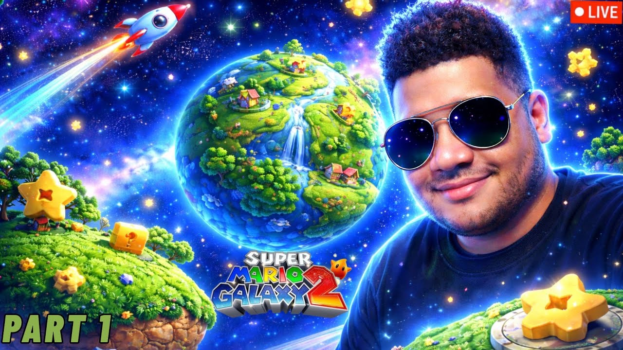 Super Mario Galaxy 2 Blind LIVE 🌌 | Starry Adventure Begins 🚀 | Part 1